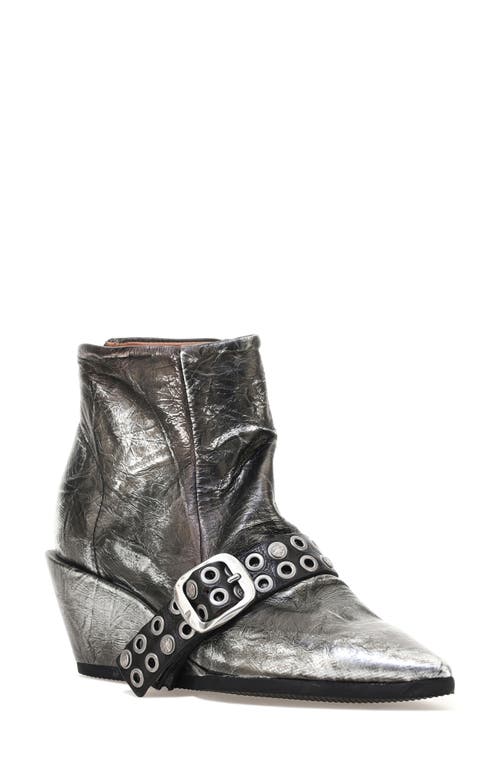 A.S.98 Maxie Wedge Bootie in Antique Silver 