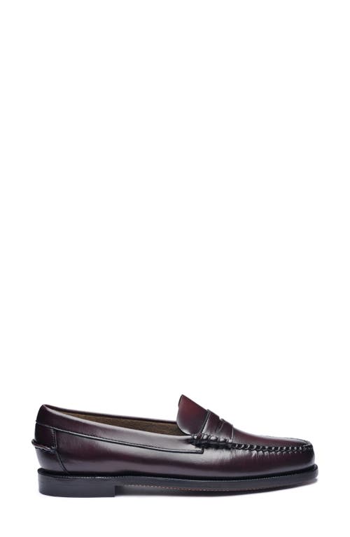 Sebago Classic Dan Penny Loafer Brown Burgundy - Chocolate at Nordstrom,