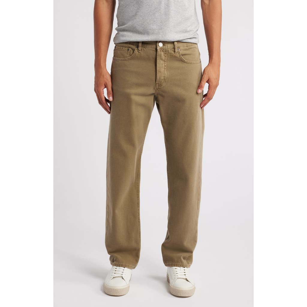 Frame The Straight Leg Jeans In Light Brown