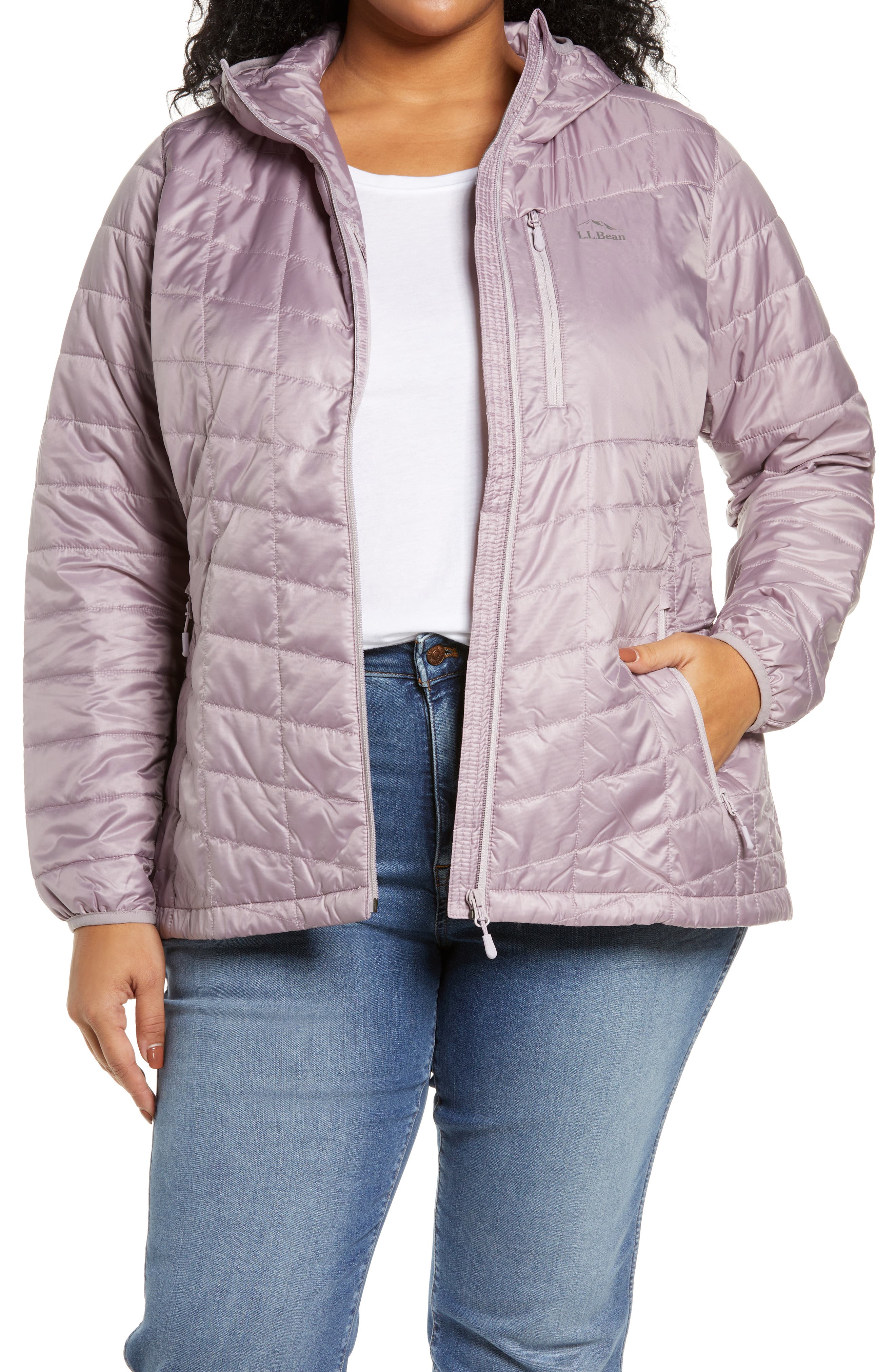 ll bean plus size coats