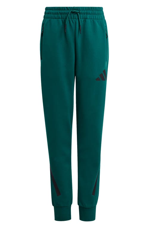 adidas Kids' Z.N.E. Joggers in Collegiate Green/Black 