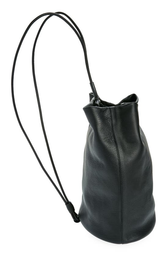 Shop The Row Joe Leather Backpack In Black Ang