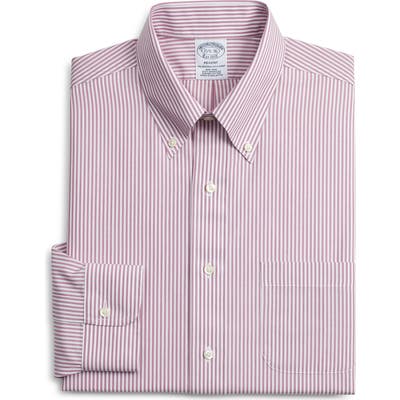 Brooks Brothers Regent Regular Fit Stripe Dress Shirt (3 For $207)