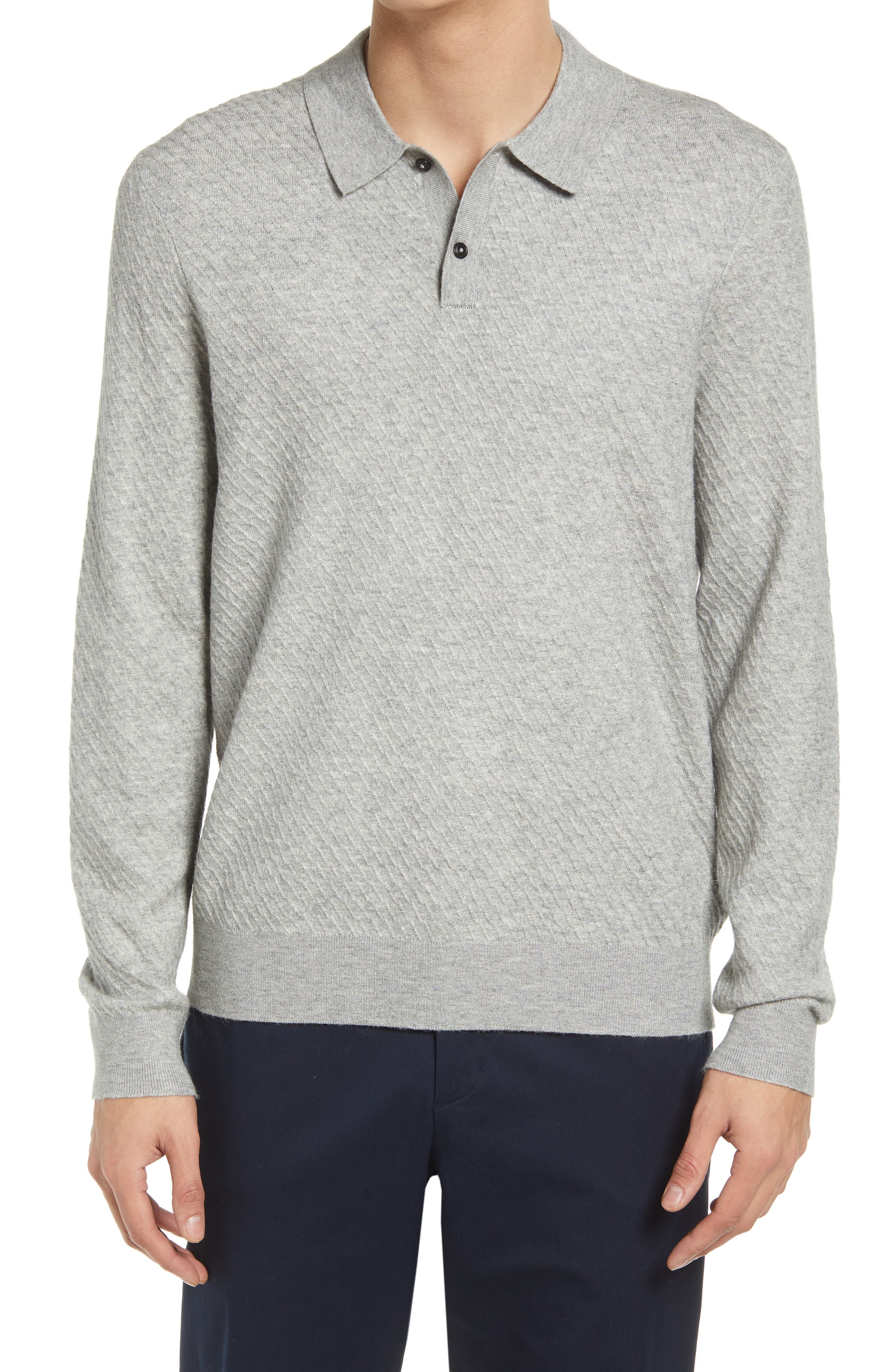 nordstrom mens long sleeve polo