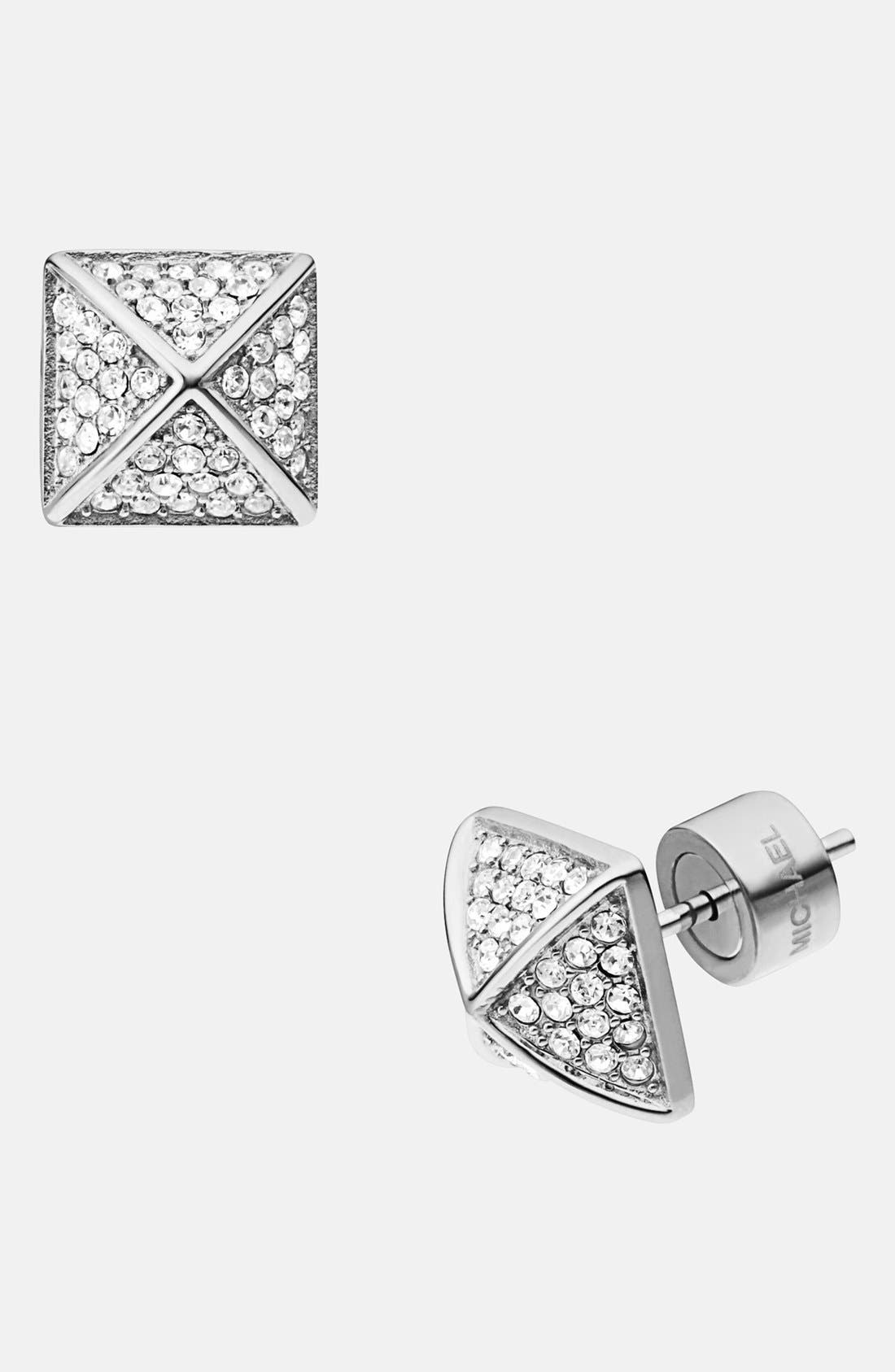 Michael Kors Pavé Pyramid Stud Earrings Nordstrom