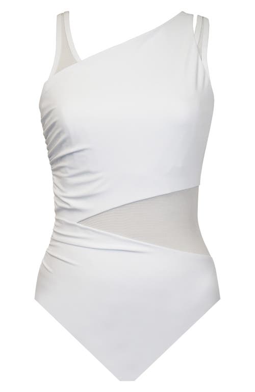 Shop Miraclesuit ® Illusionist Azura Underwire One-piece Swimsuit In White
