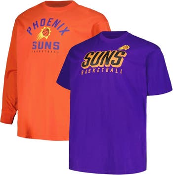 Men's Fanatics Branded Blue/Orange New York Knicks Big & Tall Short Sleeve  & Long Sleeve T-Shirt Set