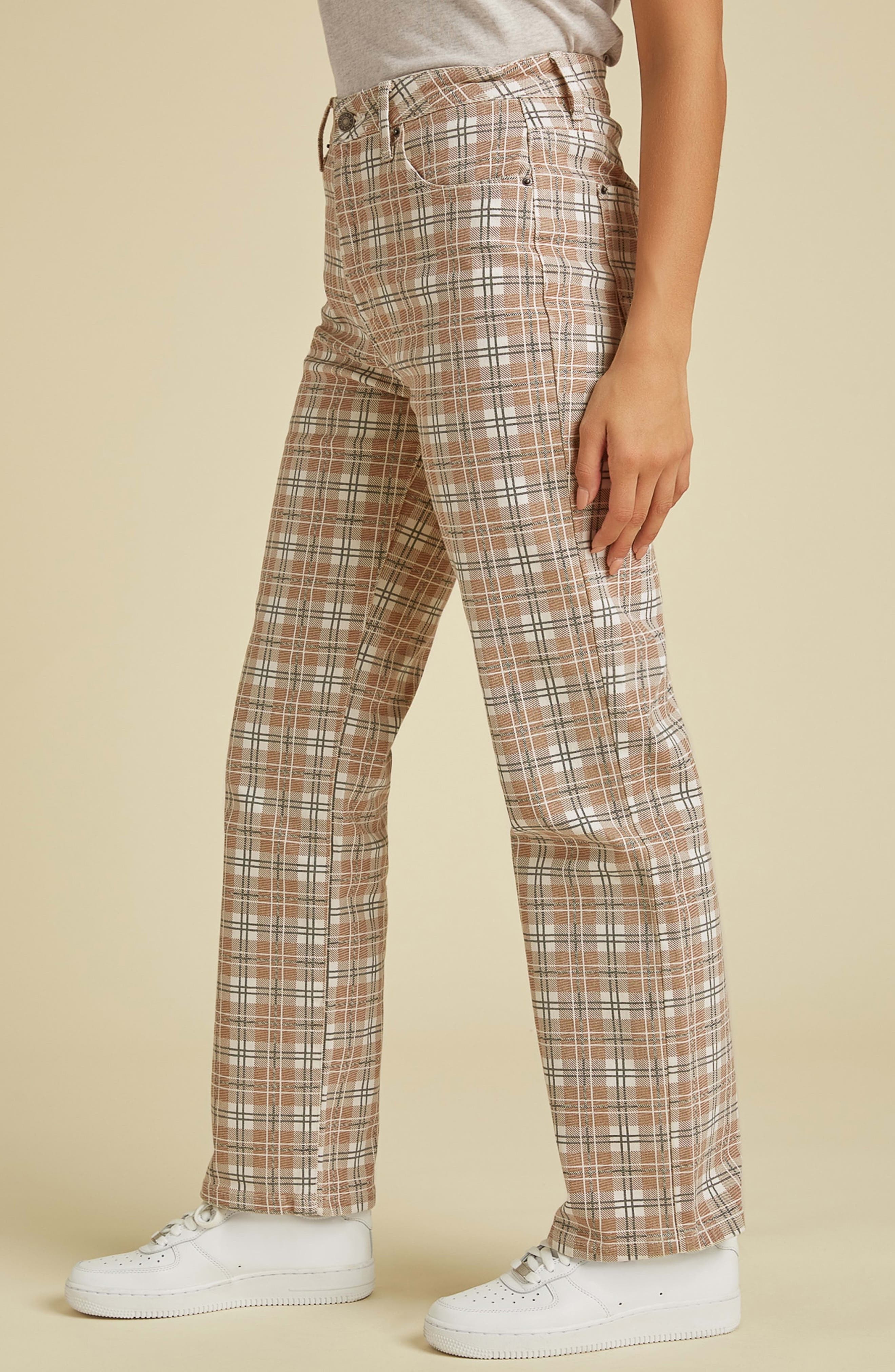 GUESS ORIGINALS Autumn Plaid High Waist 