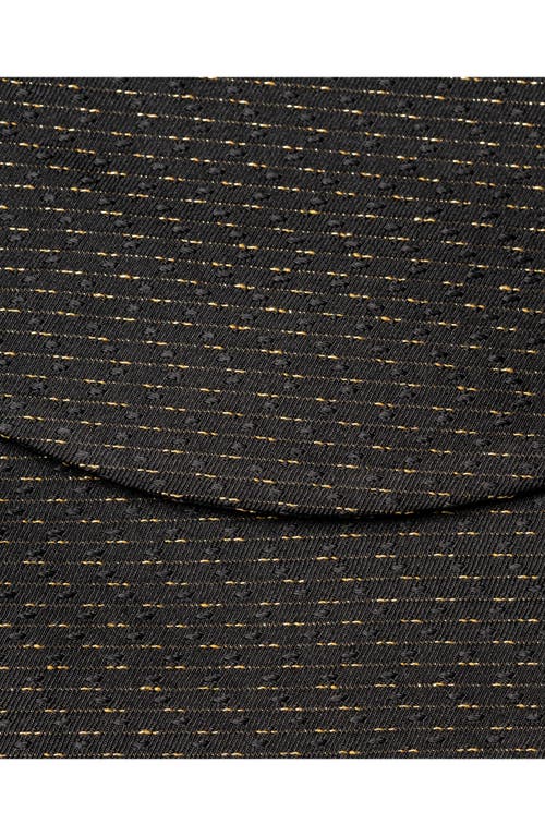 Shop Eton Textured Silk Bow Tie In Black