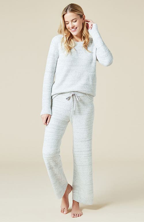 Softies Heather Marshmallow Crew Neck Lounge Set In Heather Grey