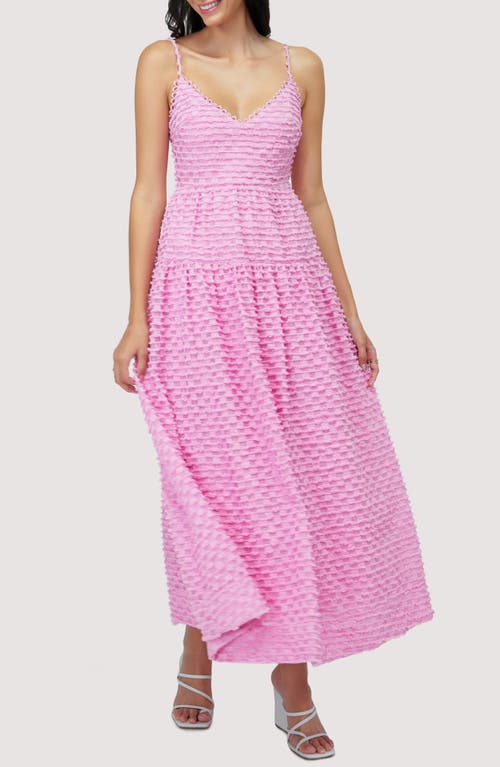 Lost + Wander Paloma Textured Maxi Dress Pink at Nordstrom,