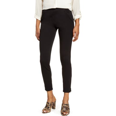 Hue 7/8 Ponte Leggings, Black