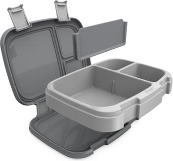 BENTGO 2-Pack of Fresh Leak-Proof Versatile 4-Compartment Bento-Style Lunch  Box - Gray