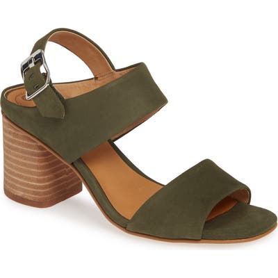 Cc Corso Como Prysym Block Heel Sandal- Green