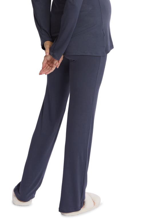 Cache Coeur Louna Maternity Sleep Pants In Midnight Blue