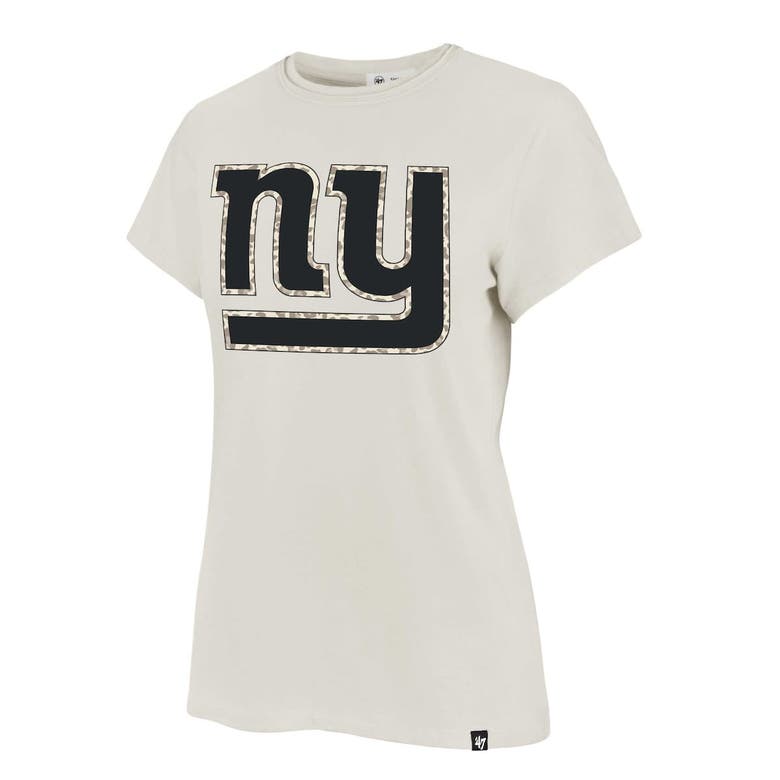 Shop 47 ' Cream New York Giants Panthera Frankie T-shirt
