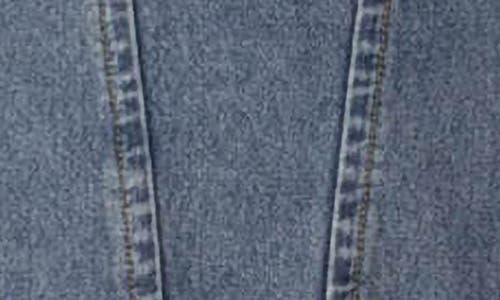 EDIKTED EDIKTED POLLIE DENIM BUSTIER CROP TOP