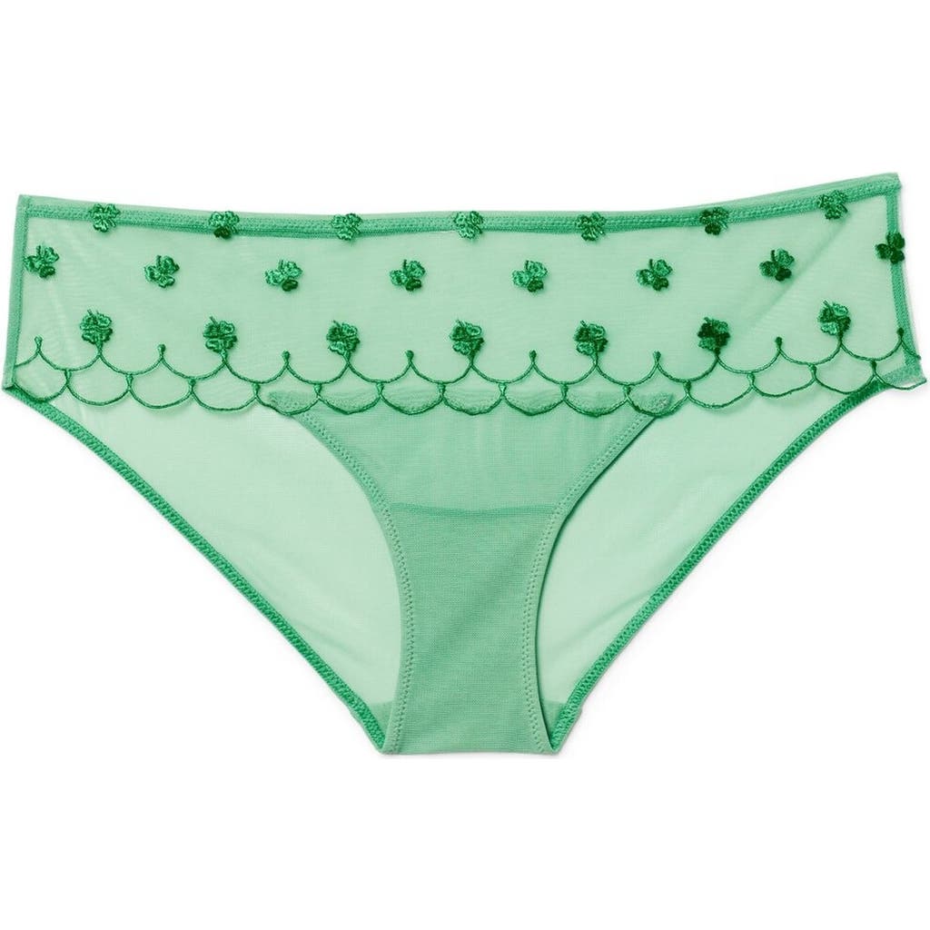 Adore Me Bettie Hipster Panties In Medium Green