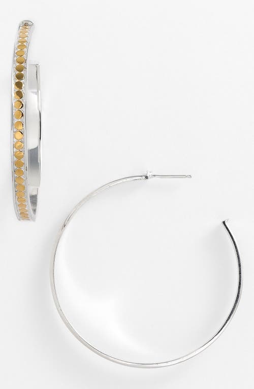 Anna Beck Large Hoop Stud Earrings in Gold
