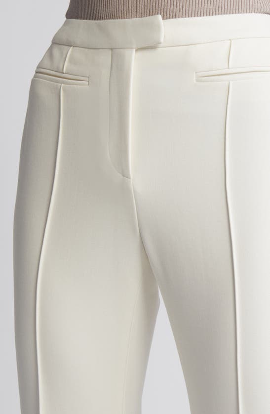 Shop Hugo Boss Boss Tizora Crop Pants In Soft Cream