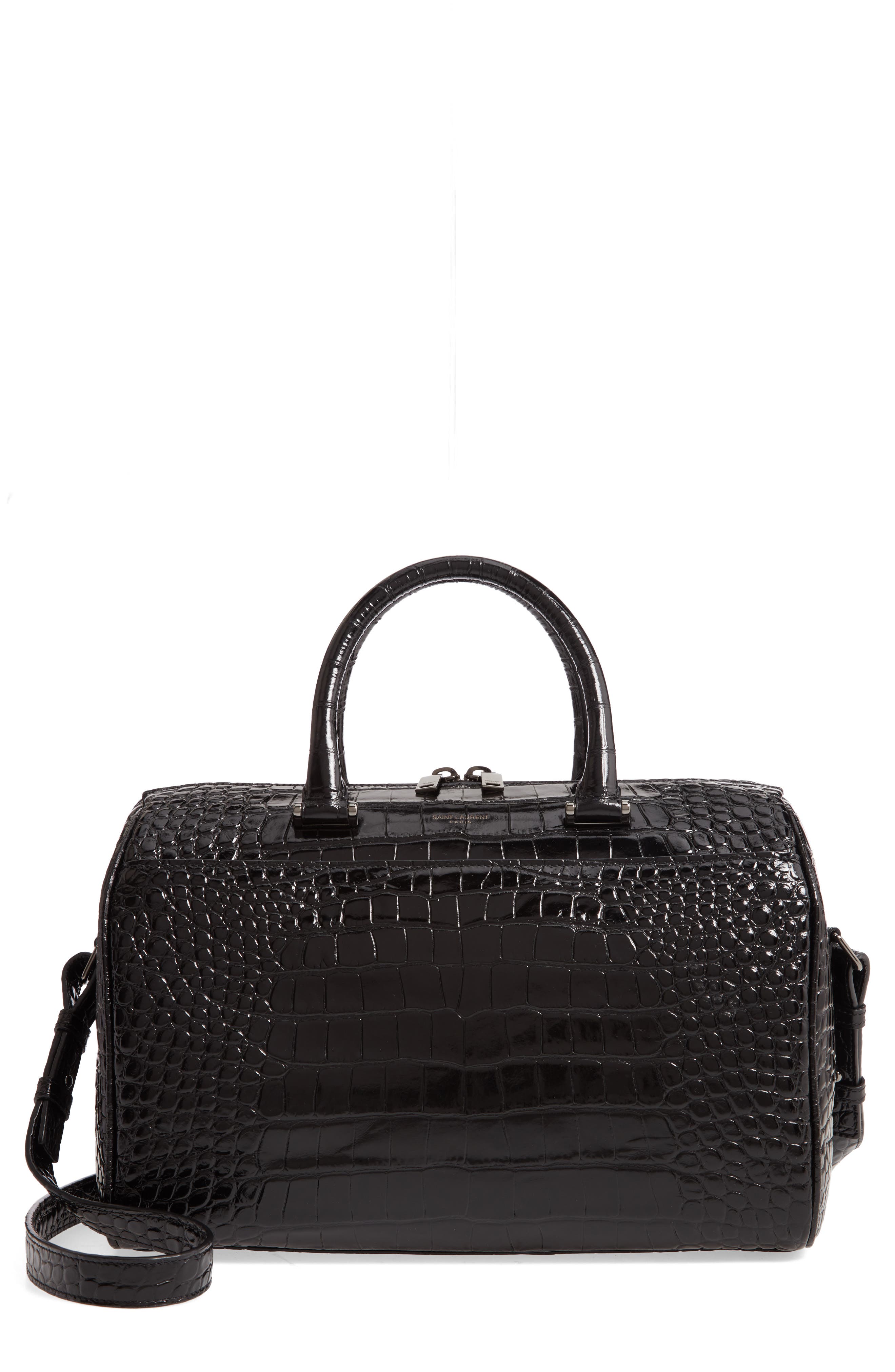 crocodile duffle bag