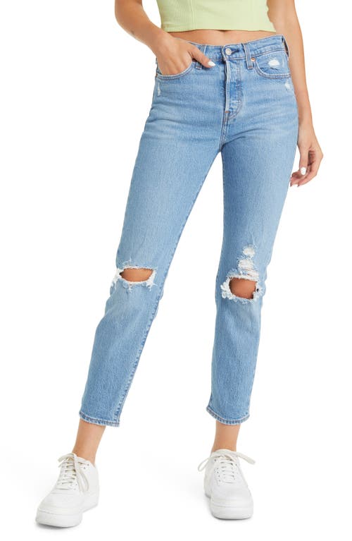 levi's Women's Wedgie Icon Ripped Skinny Jeans in Jazz Devoted