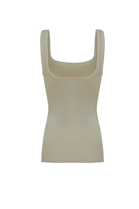 NOCTURNE NOCTURNE RIBBED WIDE STRAP TOP