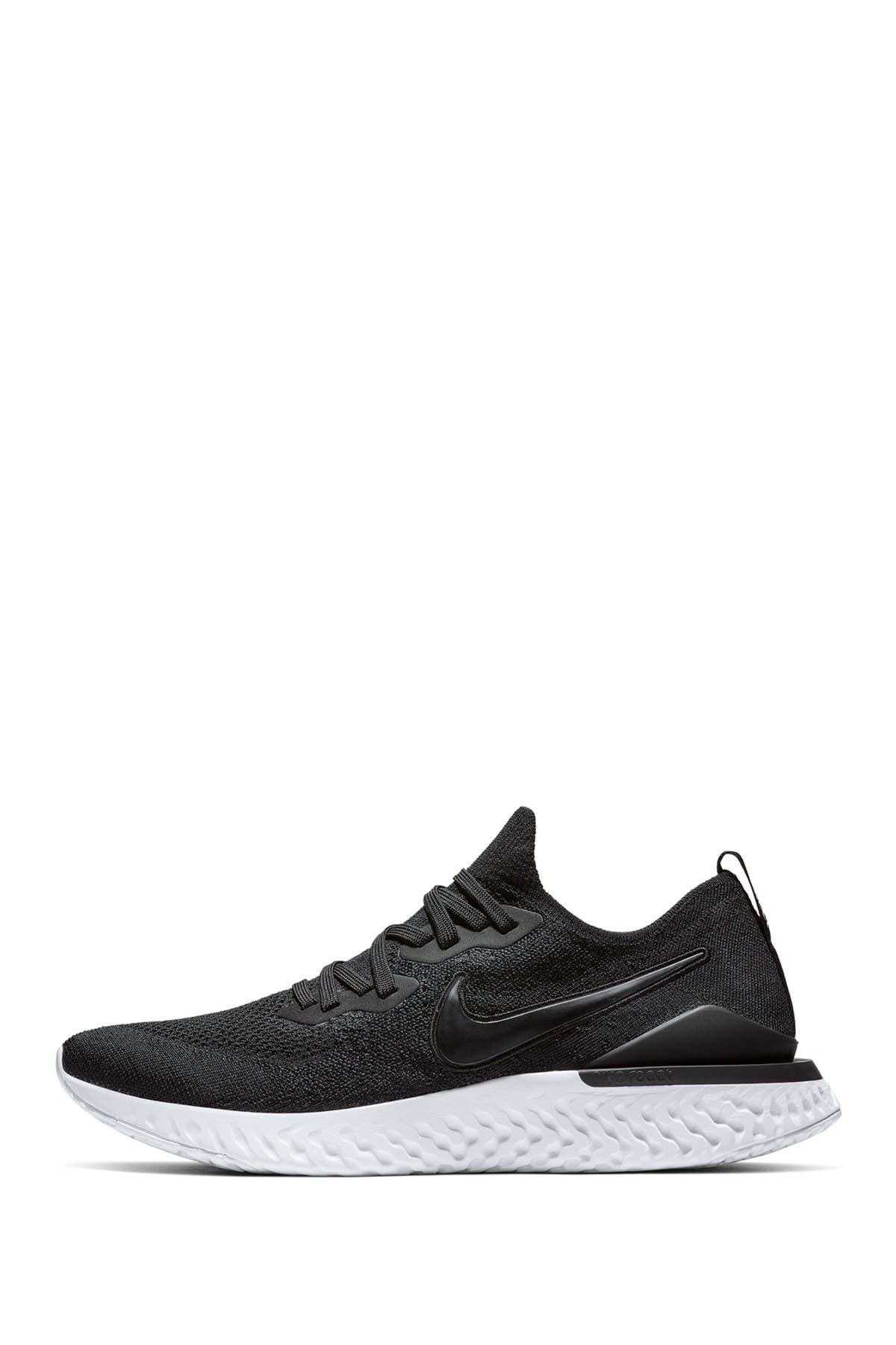 nike epic react flyknit 2 black mens