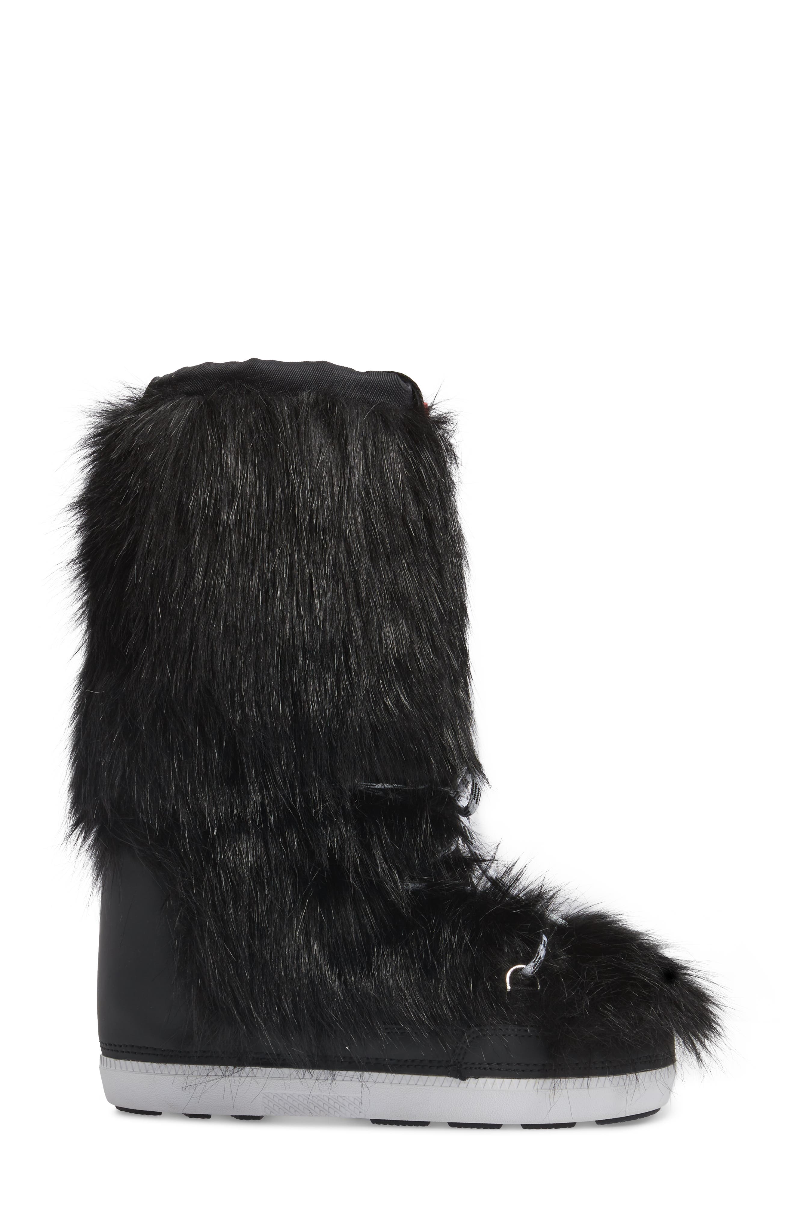 hunter faux fur boots
