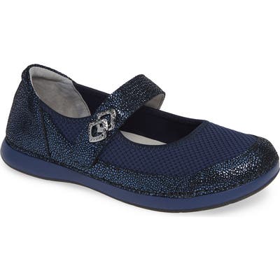 Alegria Gem Mary Jane Flat, Blue