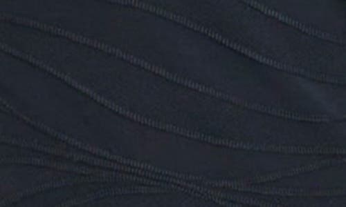 Shop Tommy Hilfiger Flutter Sleeve Textured Jersey Minidress In Sky Captain