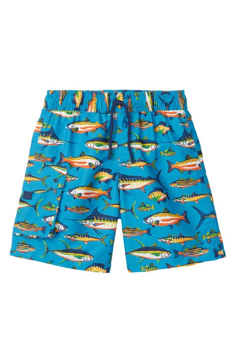 Kids' Lots of Fish Swim Trunks (Toddler, Little Kid & Big Kid)