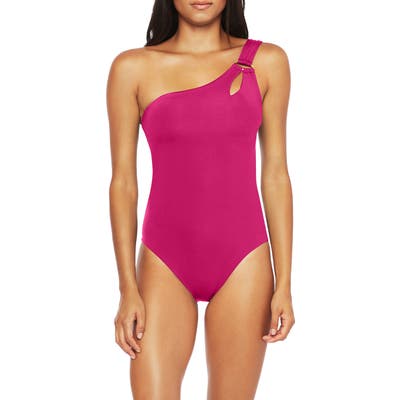 Trina Turk One-Shoulder One-Piece Swimsuit