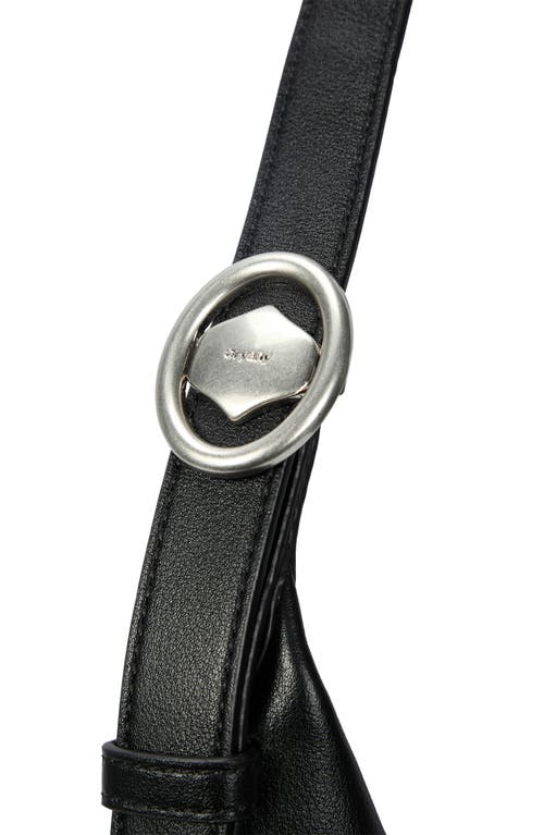 ORYANY ORYANY CRESCENT LEATHER SHOULDER BAG