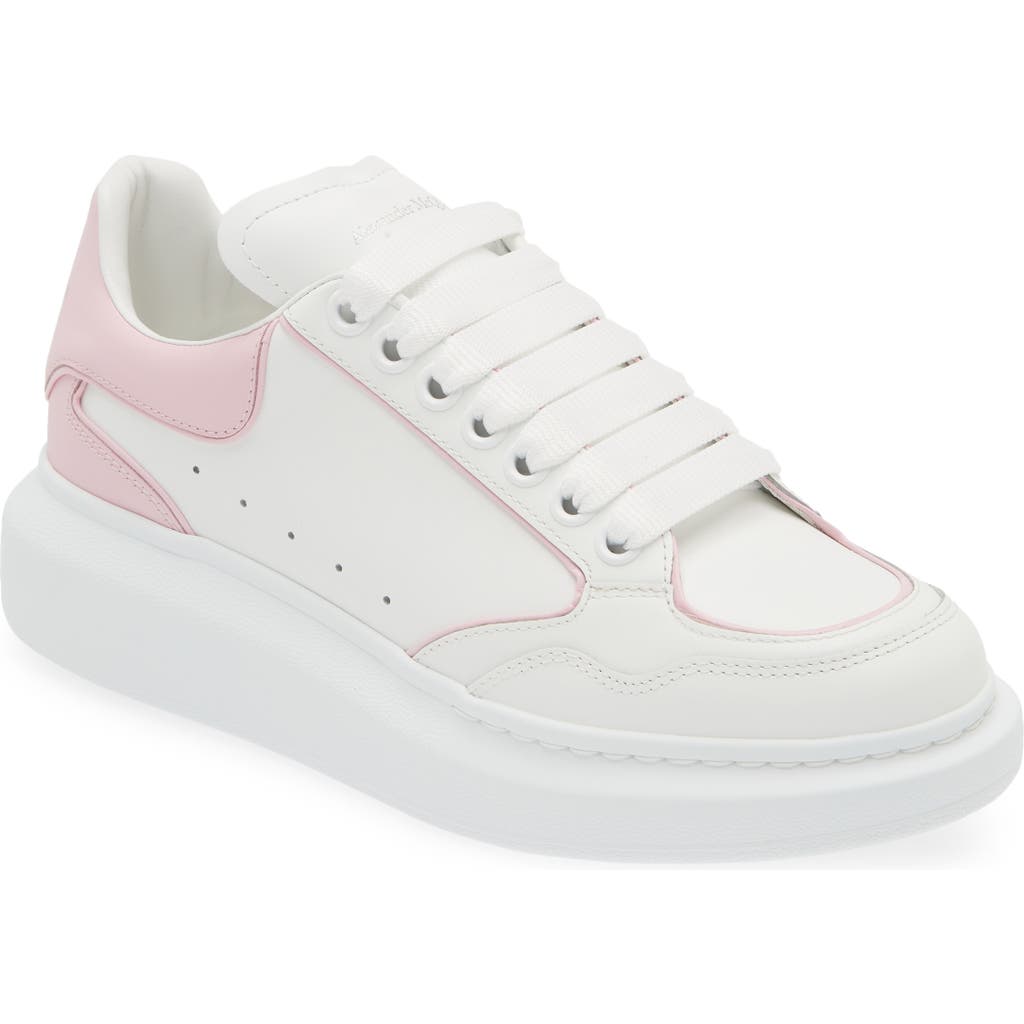 Alexander Mcqueen Oversize Sneaker In White/pink
