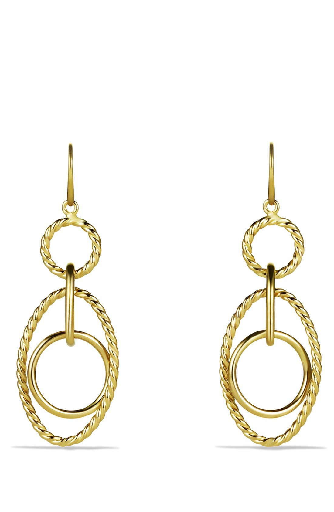 David Yurman 'Mobile' Small Link Earrings in Gold Nordstrom