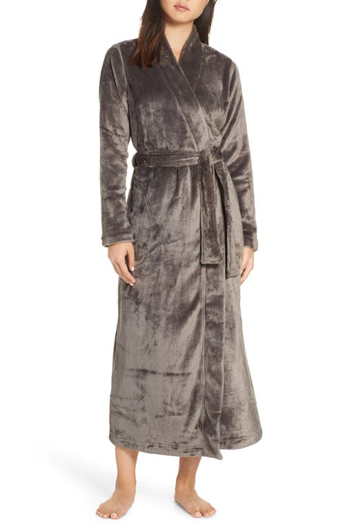 UGG(r) Marlow Double-Face Fleece Robe in Charcoal