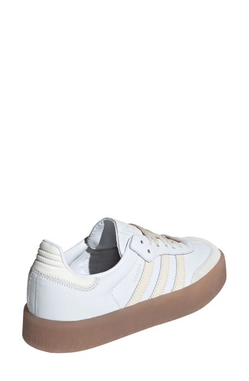 Shop Adidas Originals Adidas Sambae Sneaker In White/wonder/off White