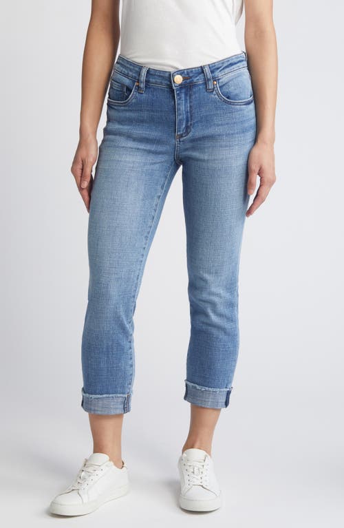 KUT from the Kloth Amy Straight Leg Crop Roll-Up Jeans Gained at Nordstrom,