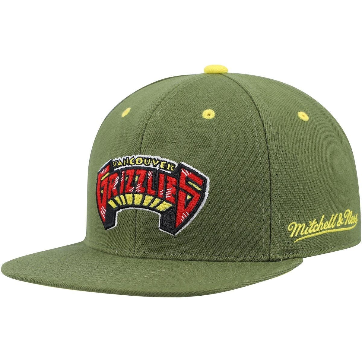 olive green fitted hat lids