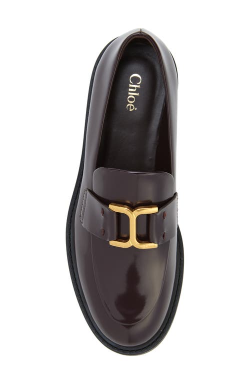 Shop Chloé Marcie Loafer In 6bc Deep Ruby