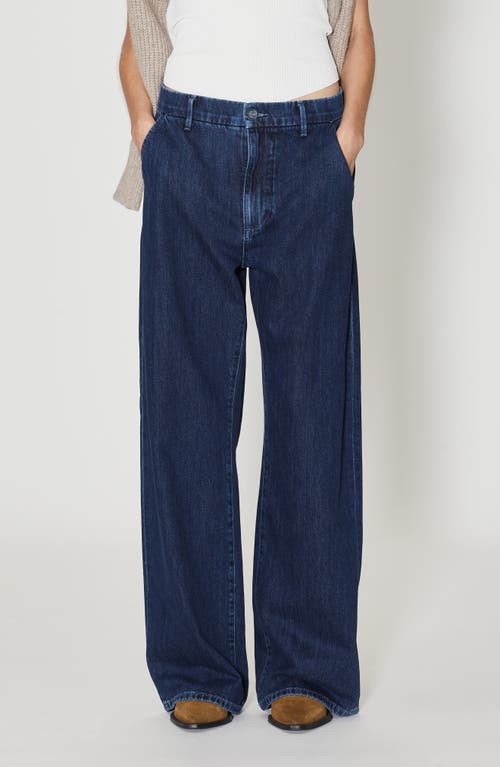 Le Jean Sydney Wide Leg Trouser Jeans In Chateau