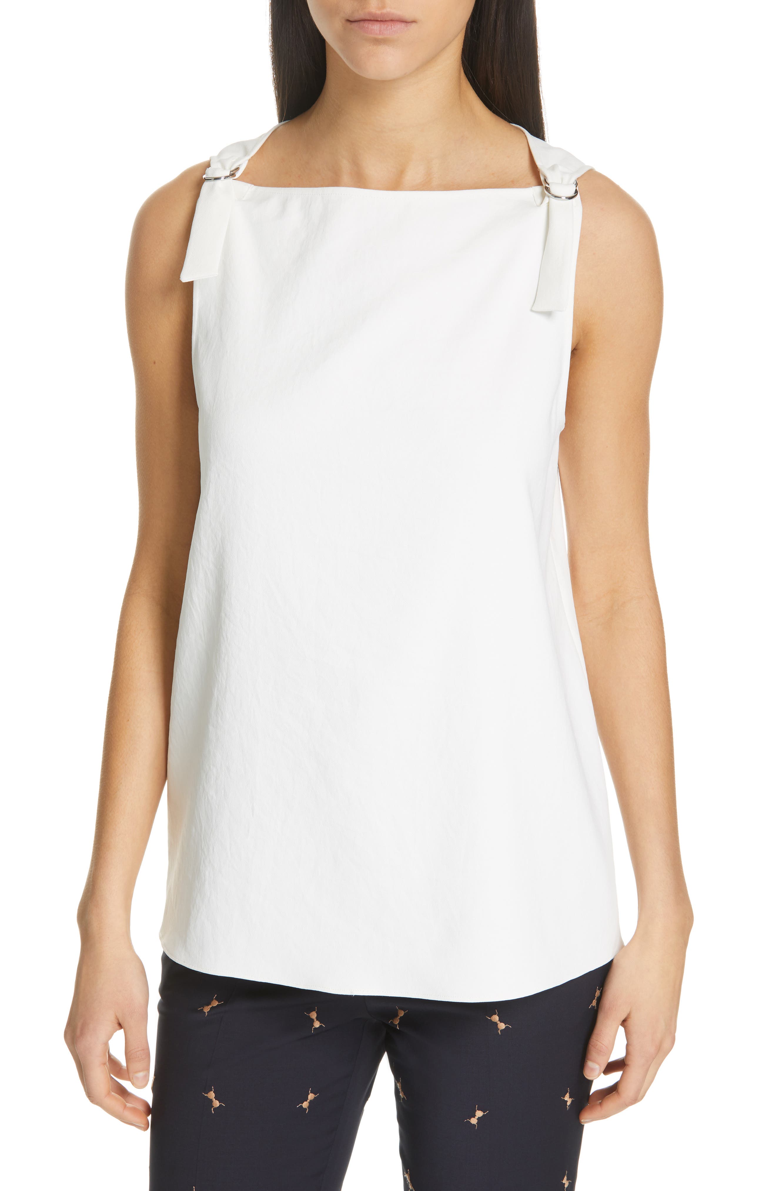 tibi chalky drape top