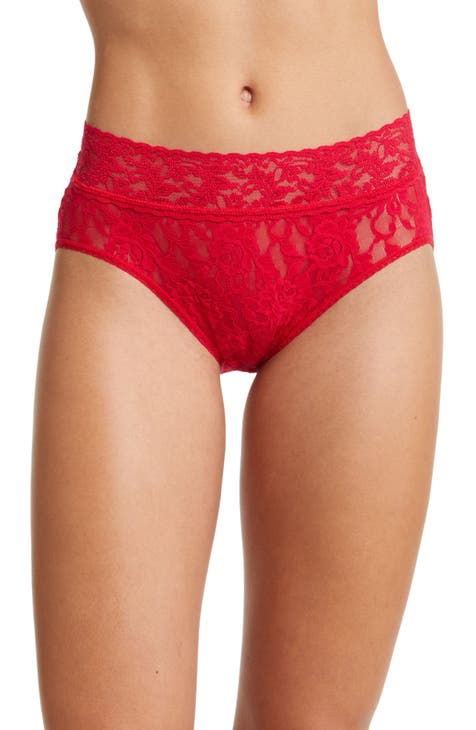QTBIUQ WomenUnderwear Lingerie Thongs Panties Ladies Underwear(Red,XXXL) 