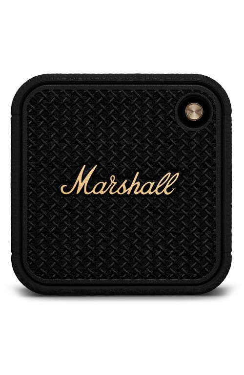 Marshall Willen II Portable Bluetooth® Speaker in Black And Brass 