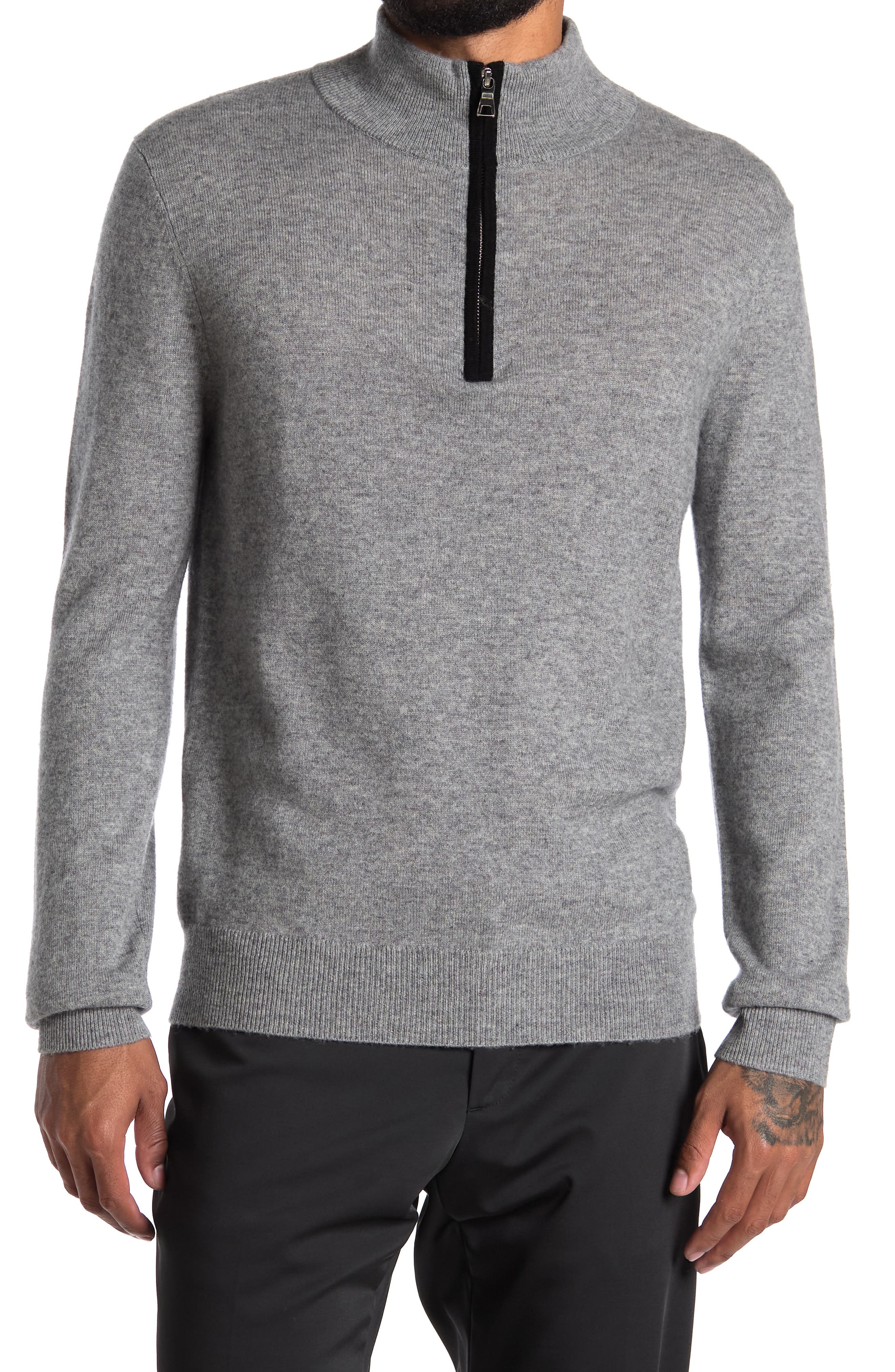 boss sidney quarter zip pullover