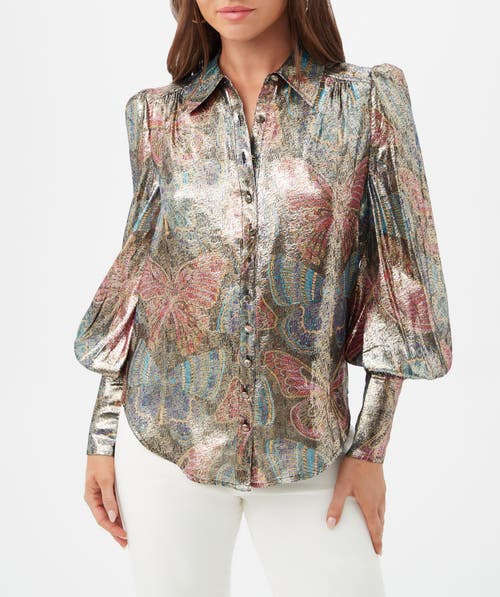 Shop Trina Turk Sagittarius Top In Multi