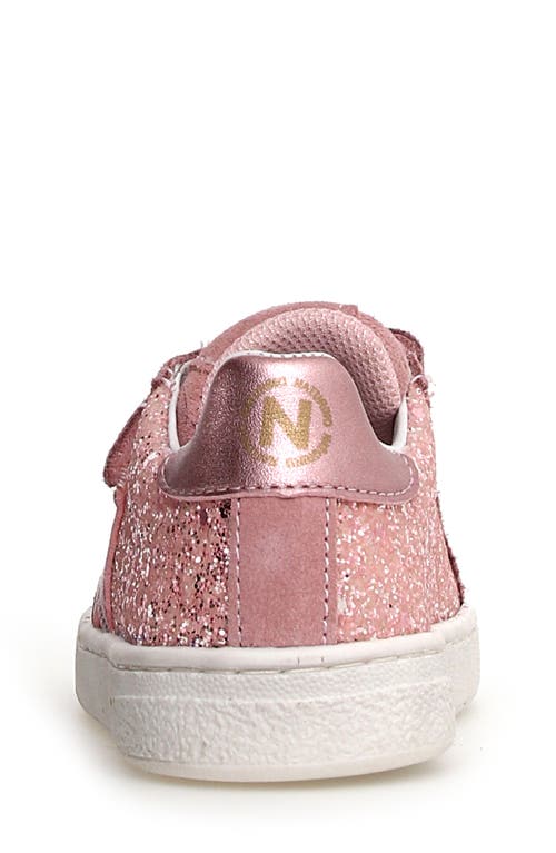 Shop Naturino Pinn Glitter Sneaker In Pink-phard-rose