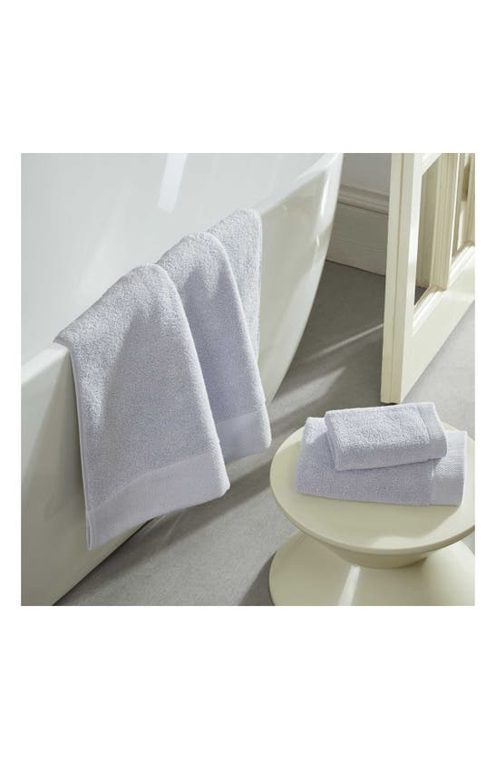 Shop Calvin Klein Entwine 3-piece Towel Set In Pastel Blue