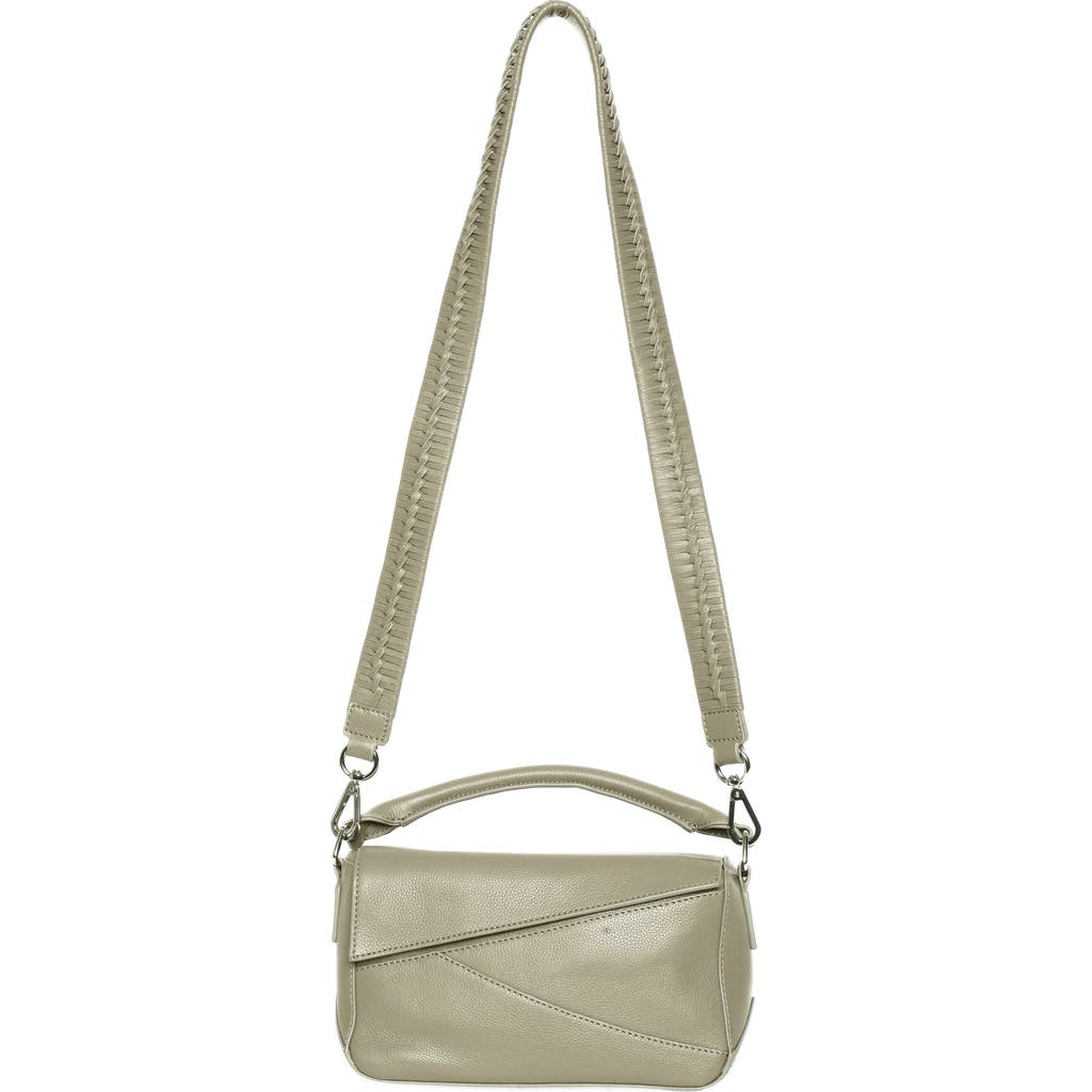 Walter Baker Jagger Leather Crossbody Bag In Smoke
